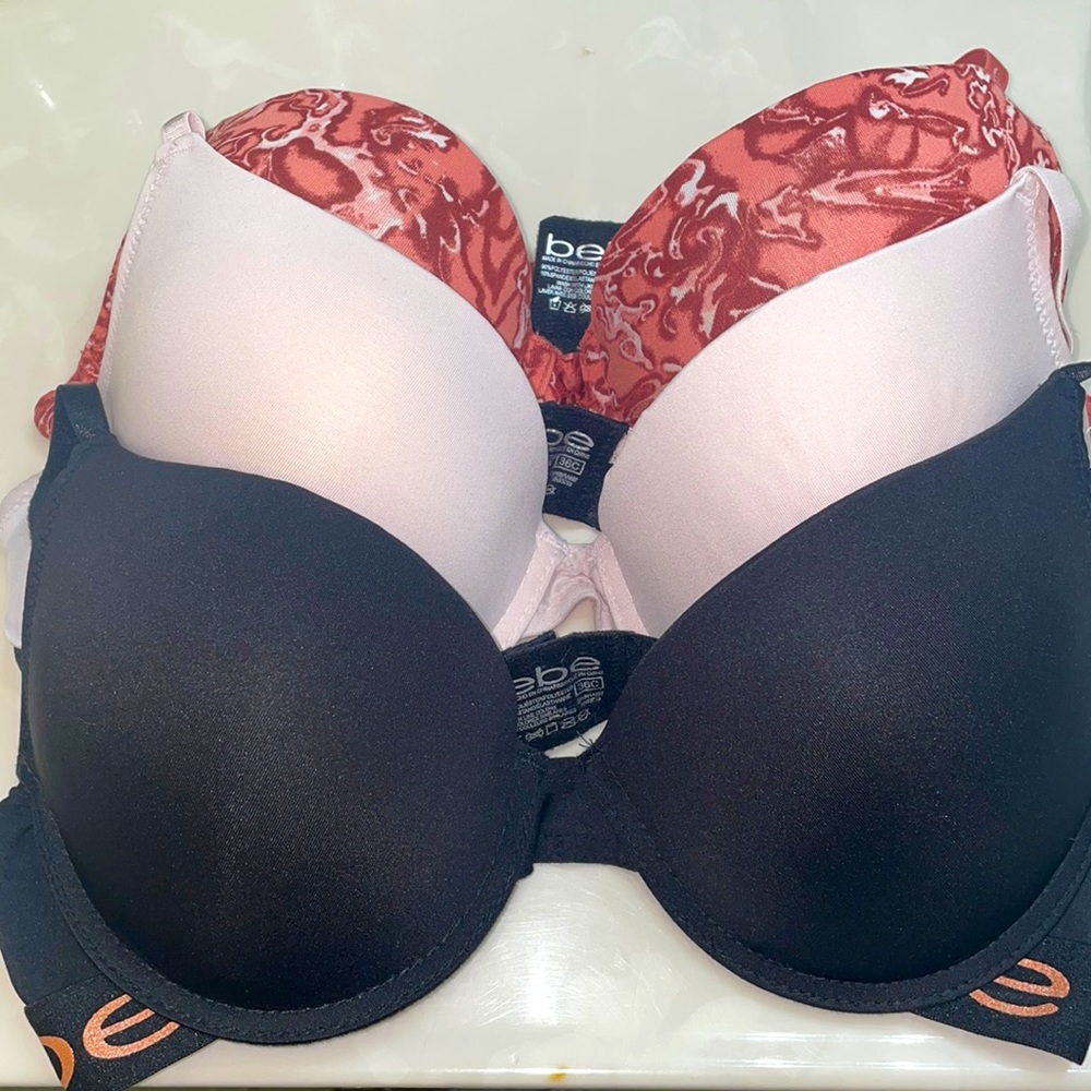 3 Bundle Bebe push-up bras